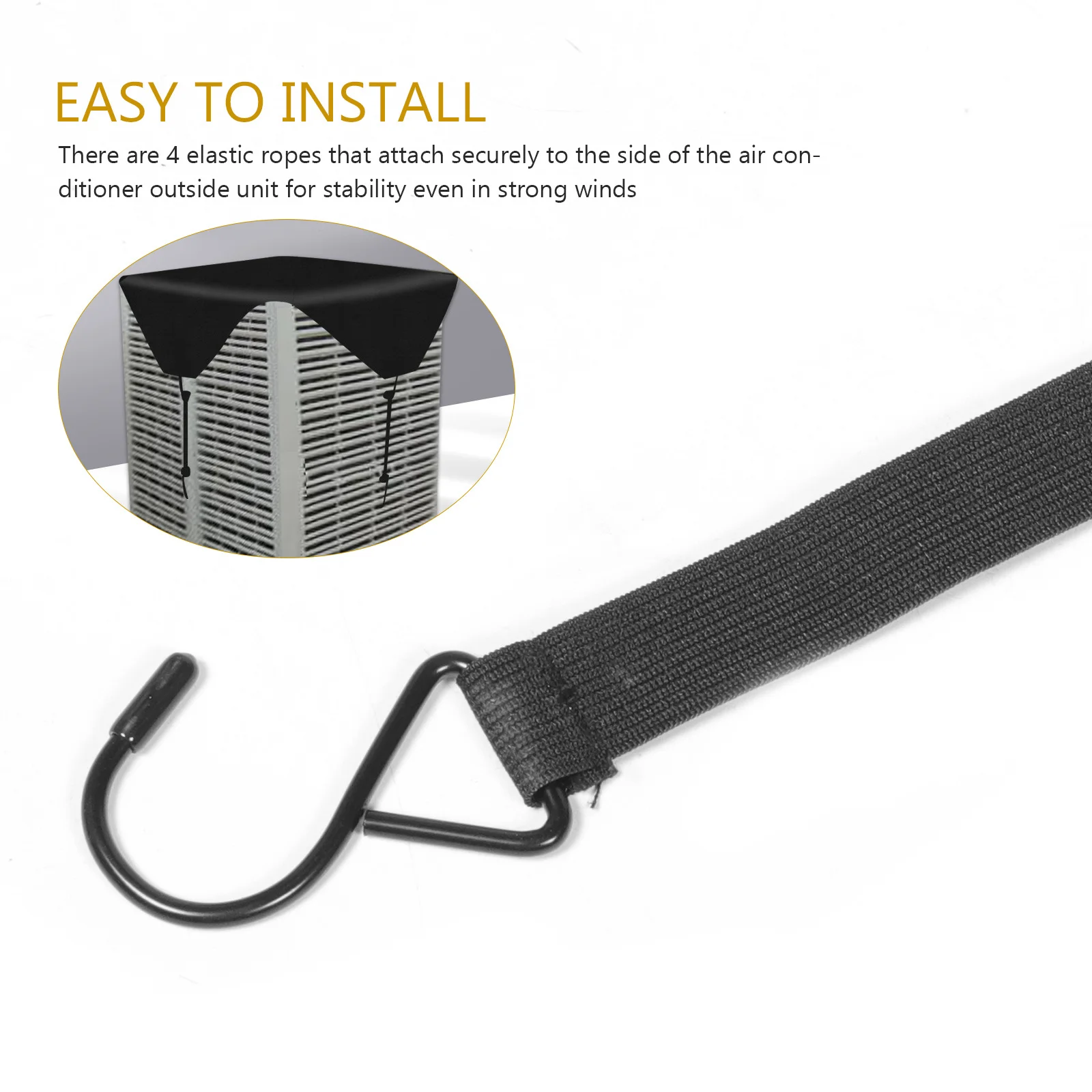 

Air Conditioner Cover for Outside Units Waterproof Heavy Duty Oxford Cloth Protective Cover Outdoor Air Conditioner Unit