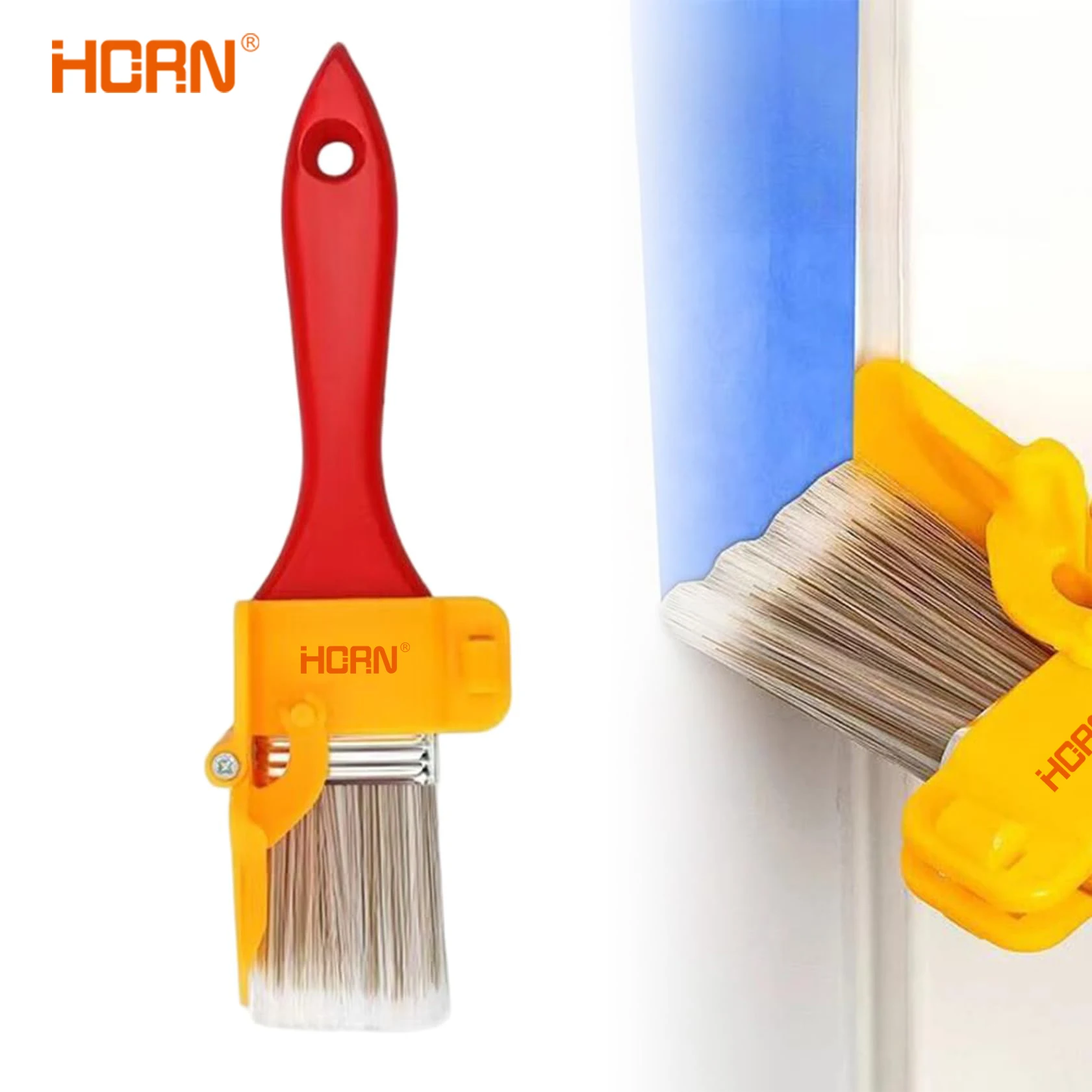 Edging Color Separation Paint Brush Handheld Paint Edger Tool Ideal for Indoor and Outdoor Use on Walls and Ceilings