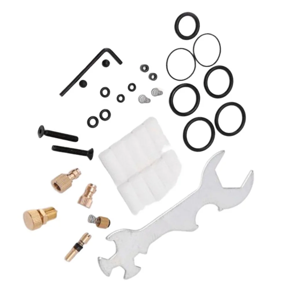 Copper Piston Based Air Pump Repair Kit 37 Piece Set for High Pressure System Maintenance and Component Replacement