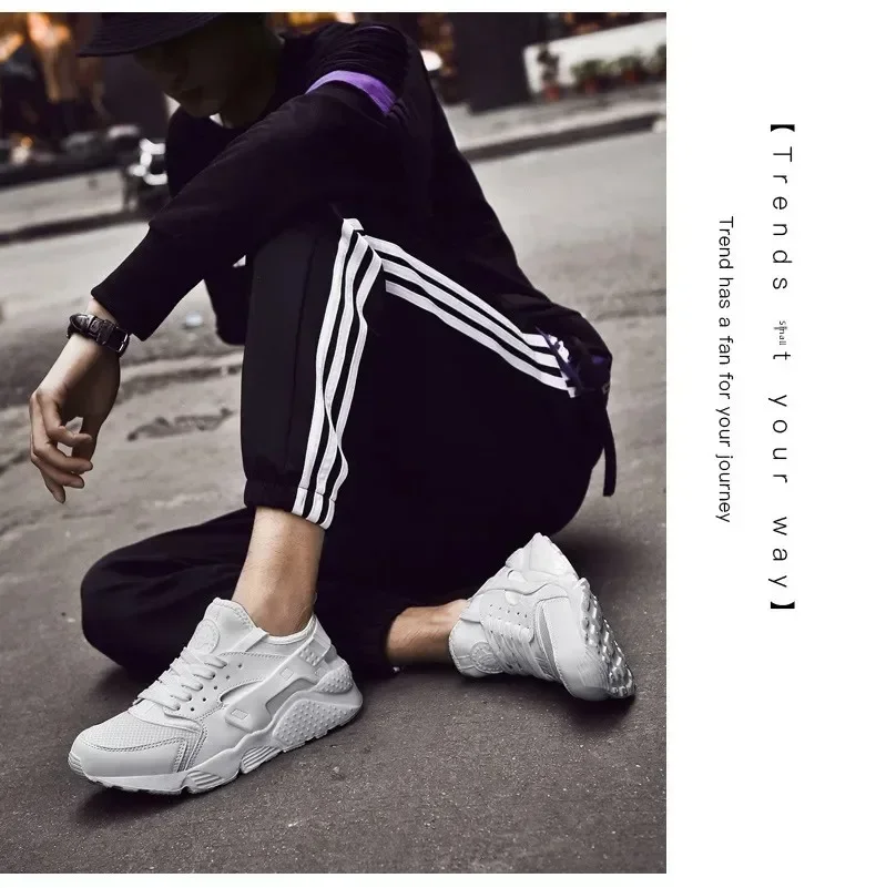 Sommerliche Herrenschuhe mit atmungsaktiver Mesh-Oberfläche, leichtem, weichem Boden, lässige, trendige Laufschuhe, Sportschuhe für Herren aus China. – Detail 26