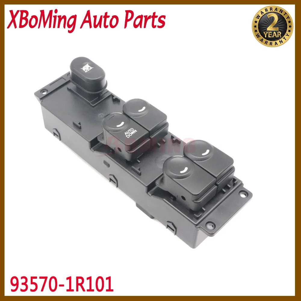 

Передняя левая кнопка переключения электрического окна со стороны водителя для Hyundai 2011-2017 Accent Solaris 93570-1R101 935701R101