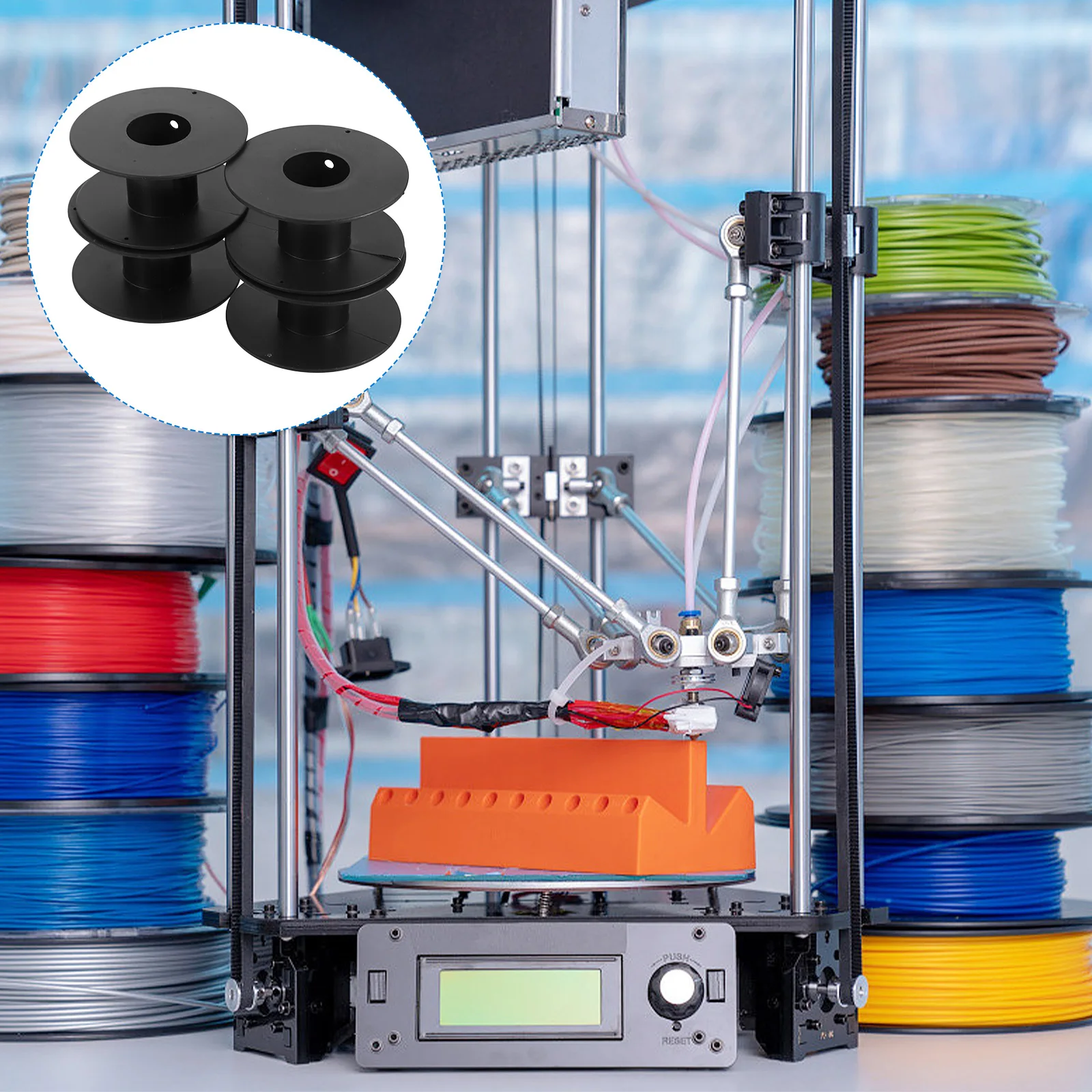 

4pcs Wire Reel Spool Cable Organizer For Extension Cord Electric Cord Storage Rope Reel Outdoor Tool