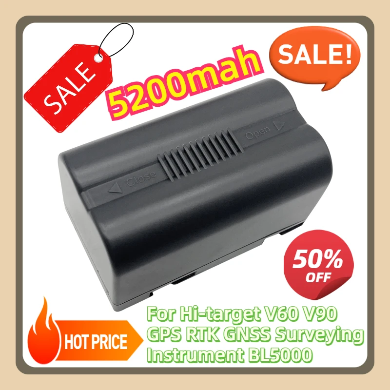 

For Hi-target V60 V90 GPS RTK GNSS Surveying Instrument BL5000 Battery 7.4V 5200mah BL-5000 Battery