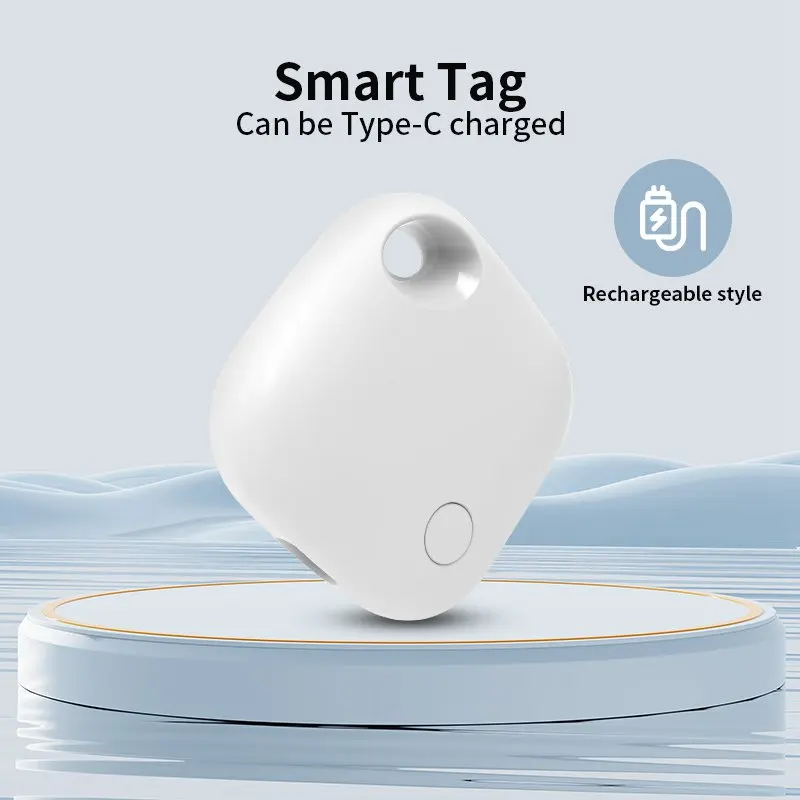 RSH GPS Tracker Intelligent Locator Smart Tag For iOS Tybe-C Charging Can Track Cars, Wallets, Keys，Children's Locators