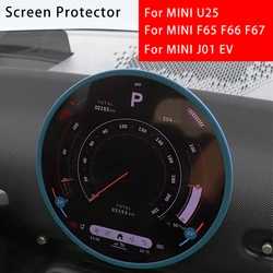 For Mini J01 EV U25 F65 F66 F67 Cooper S E SE Silicone Screen Cover Central Control Navigation Screen Protector Car Accessories