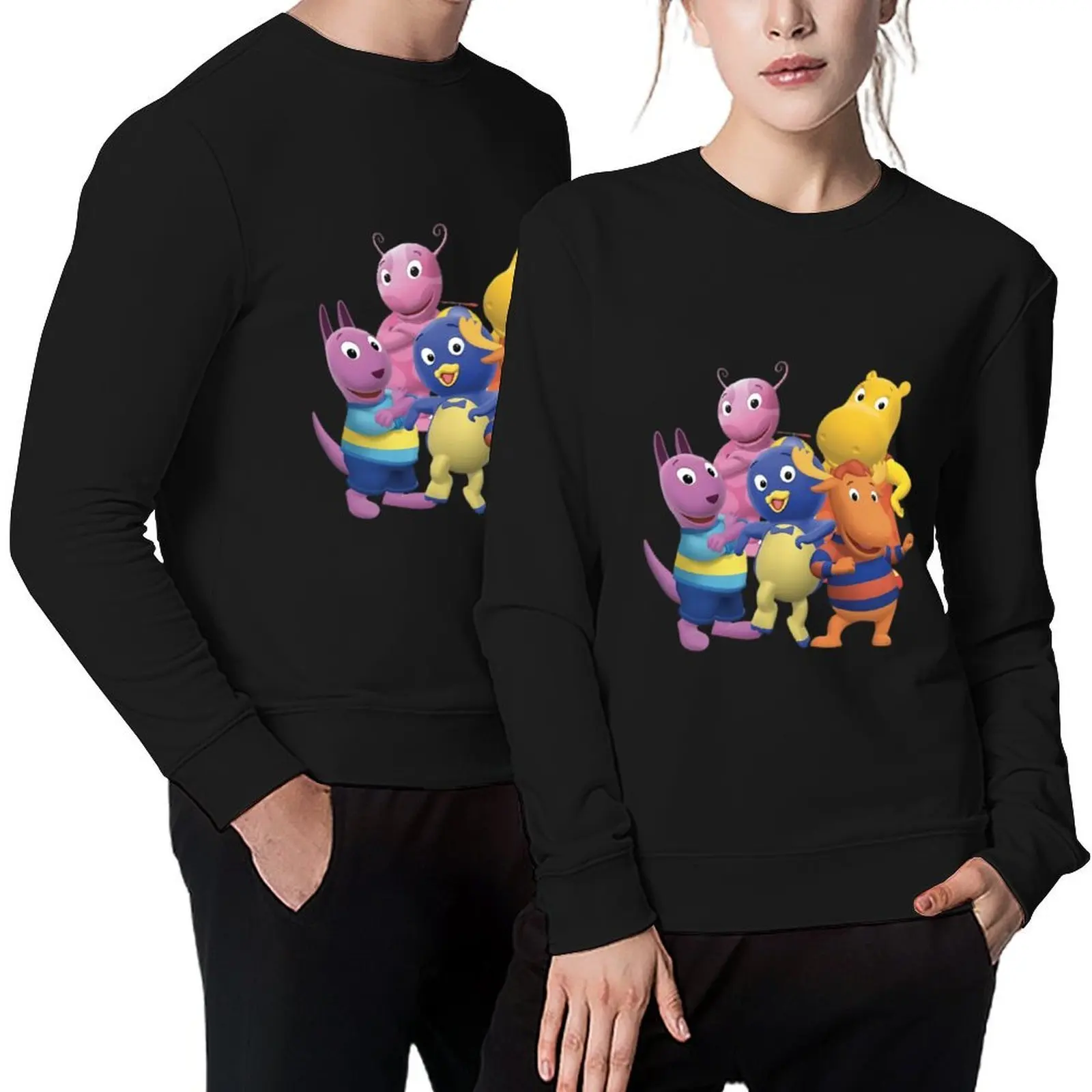 

backyardigans Pullover men's sweat-shirt set mens clothing winter clothes autumn jacket men hooded sweatshirts