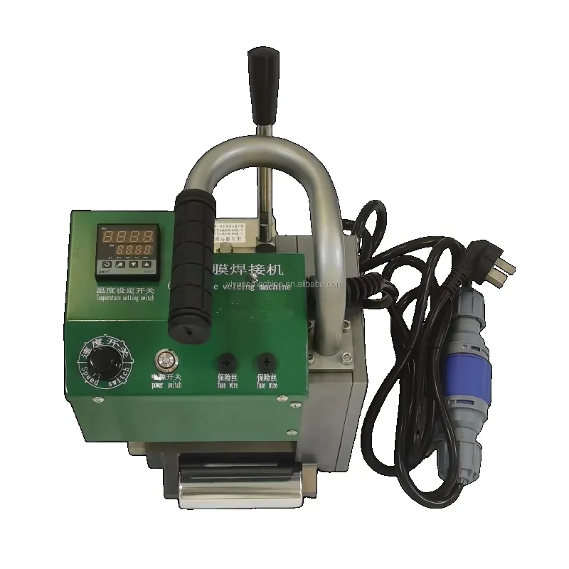 0.2-3mm Thick Film Overlap Welding  Automatic Climbing HDPE Geomembrane Hot Wedge Welder For Industrial Use