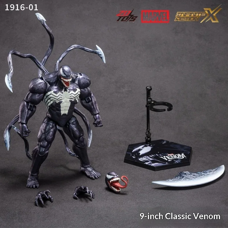 ZDTOYS Marvel Carnage Venom Figura de Acción de 9 Pulgadas, Figura Coleccionable de Anime para Escritorio, Modelo de Juguete, Regalo para Fanáticos del Anime, Regalo de Navidad