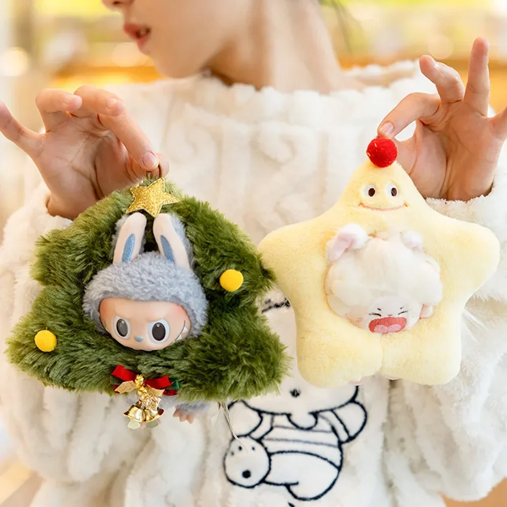 15–17 cm Baby-Zubehör für Labubu Idol Puppen, Kleidung, Apfelstern, Weihnachtsbaum für Korea, Kpop, Exo-Puppe, Fans, Geschenkkollektion