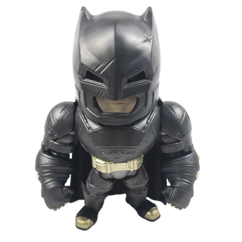 Batman Armor Action Figure Movable Joint Dark Knight Exchangeable Head Desktop Ornaments Adult Collector Toy view 5