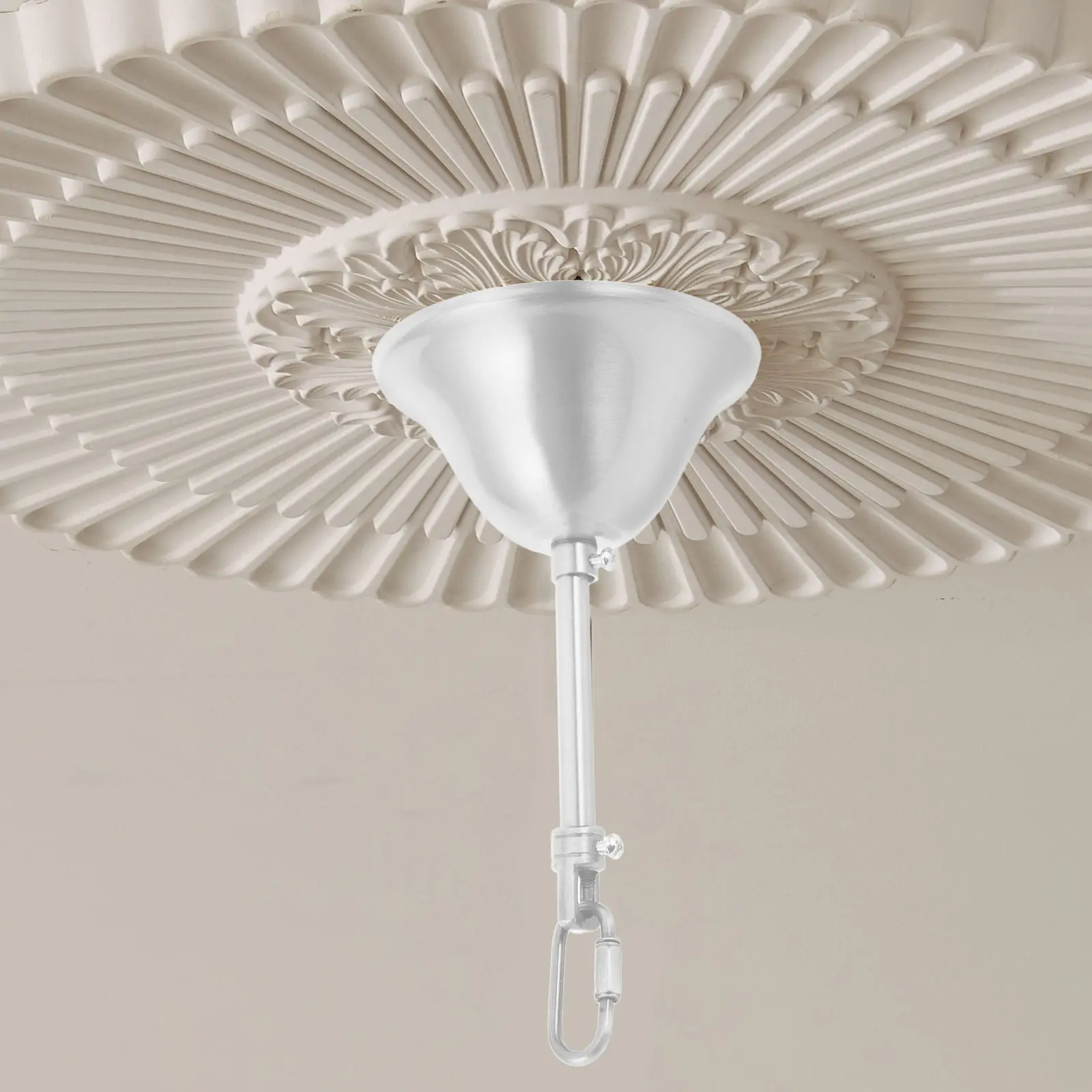 1Set Chandelier Canopy Plate Elegant Ceiling Light Fixture Base Plate for Living Room Dining Room Secure Mounting Metal