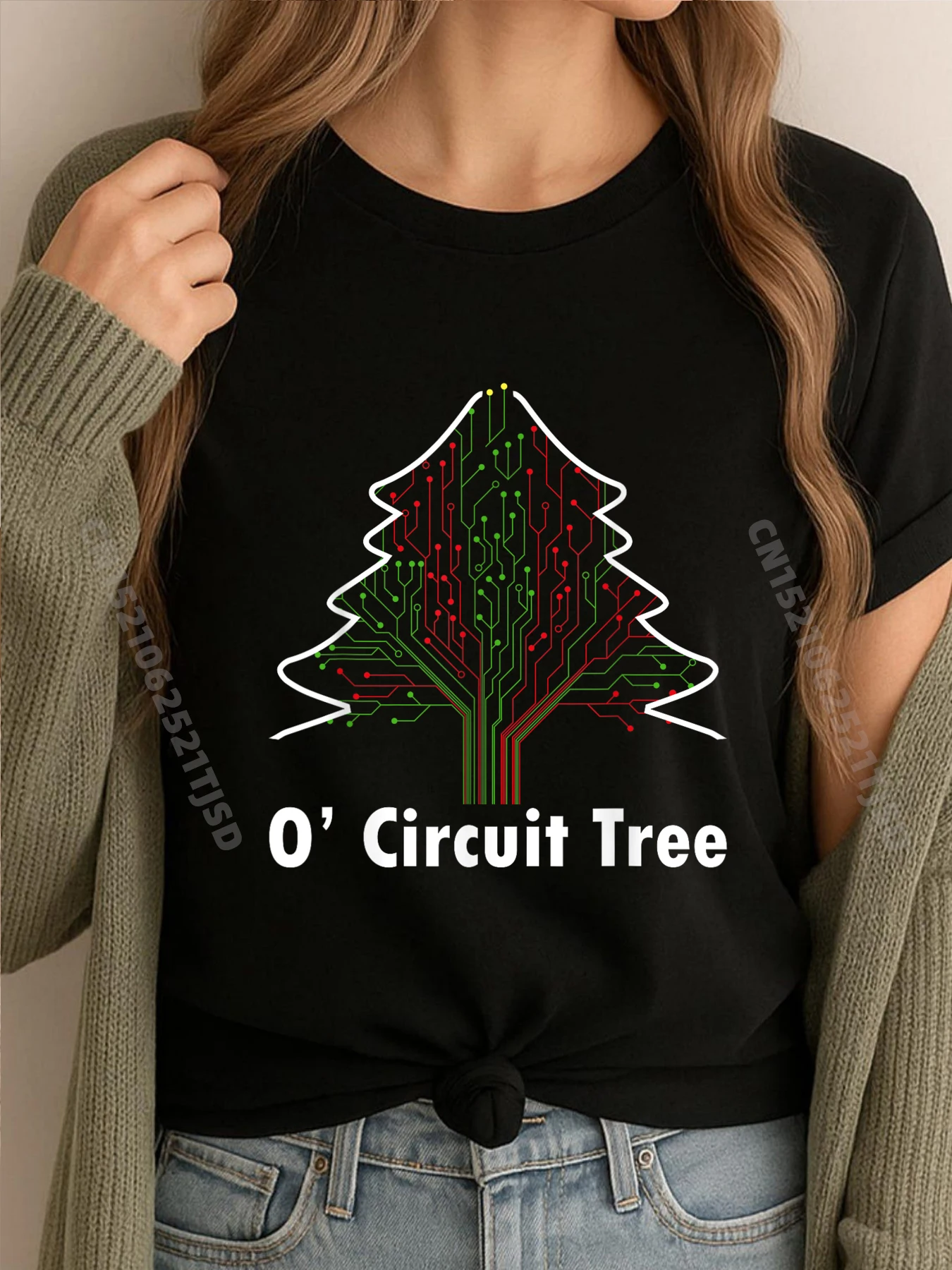 

O Circuit Tree Engineering Expert Christmas Party New T Shirt Clothes Graphic
