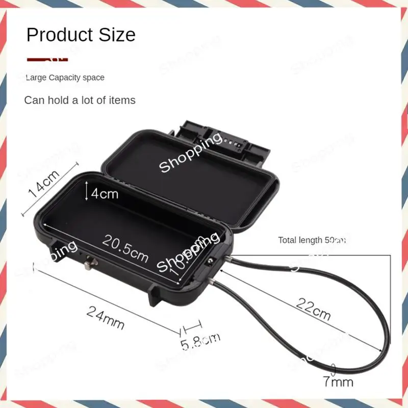 M20K Lock Box, Telefon Lock Box, Sicherheit Lock Box, Transparent Outdoor Wasserdicht Reise Safe, Passwort Strand Box Einfache Installation, Bl