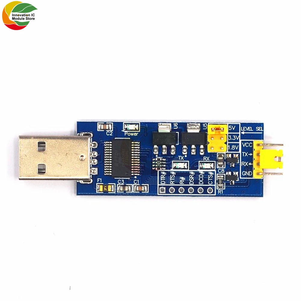 USB to TTL serial port small board 5V/3.3V/1.8V level download and burn line FT232RL serial port module USB to TTL board