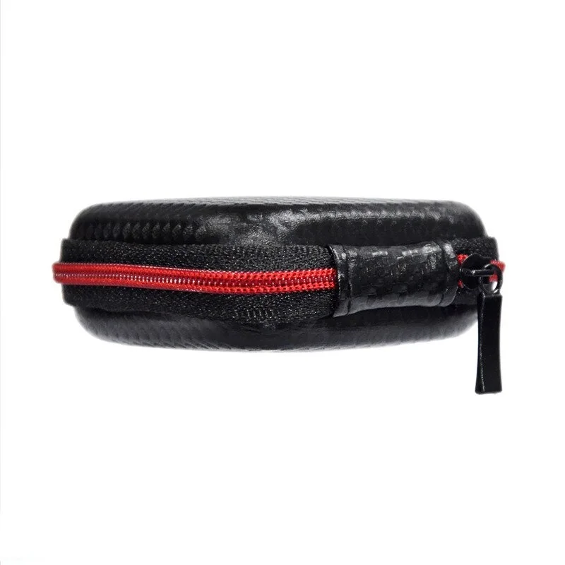 Mini estuche rígido con cremalleras para auriculares, estuche portátil para auriculares, bolsa protectora de almacenamiento, organizador de cables USB