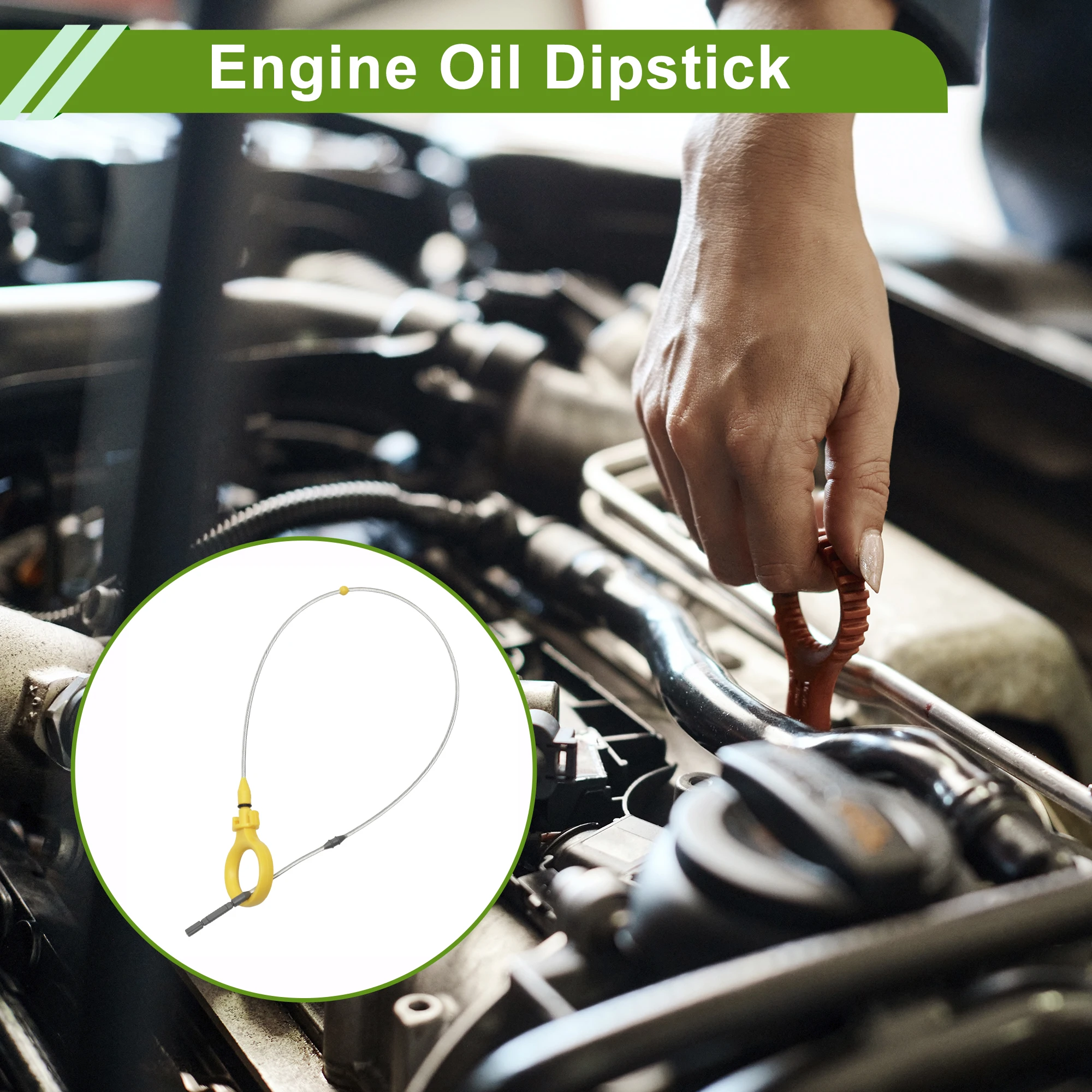 UXCELL Engine Oil Dipstick No.06F115611F for Audi TTS 2.0L A/T Quattro Base Coupe 09-15