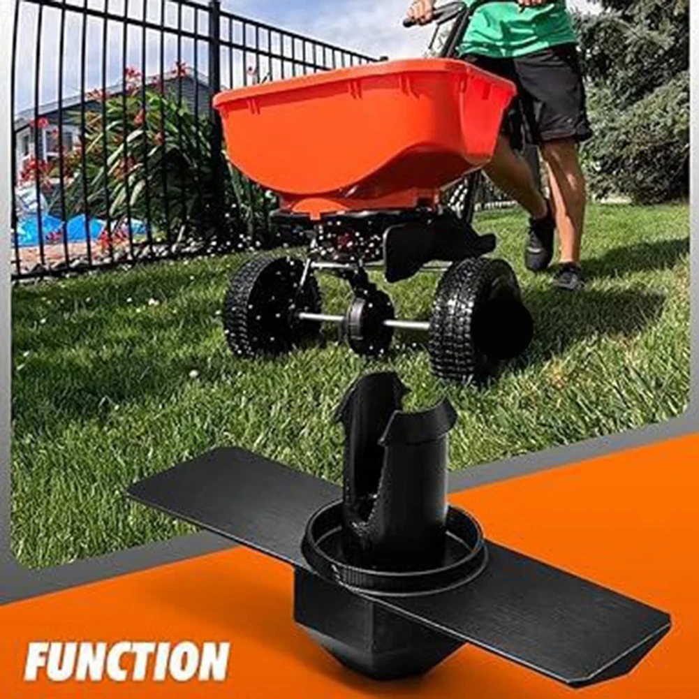 Agitator Replacement Arm Broadcast Spreader 9.9x5cm Black ABS Granular Material Mixer Fertilizer Seeder- Garden Hardware Tools