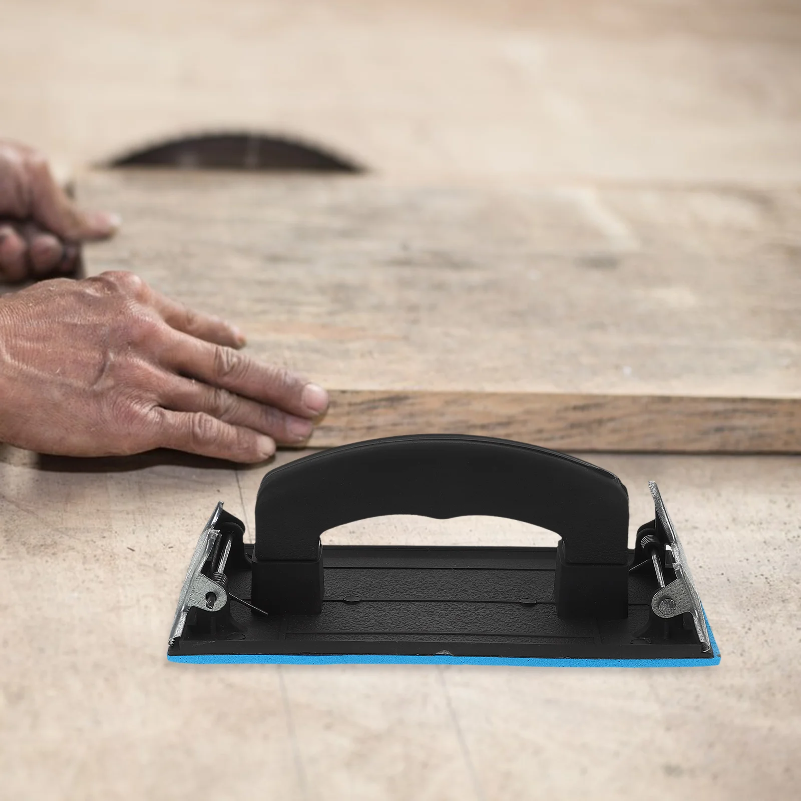 Adjustable Sandpaper Holder Fix Drywall Woodworking Sander Polishing Tool Sturdy Frame Manual Sanding Rack Fine