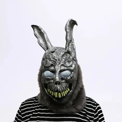 Kreskówka Donnie Darko FRANK maski króliczka zwierzęce maski królika impreza z okazji Halloween kostiumy Cosplay karnawał Bar Party ﻿