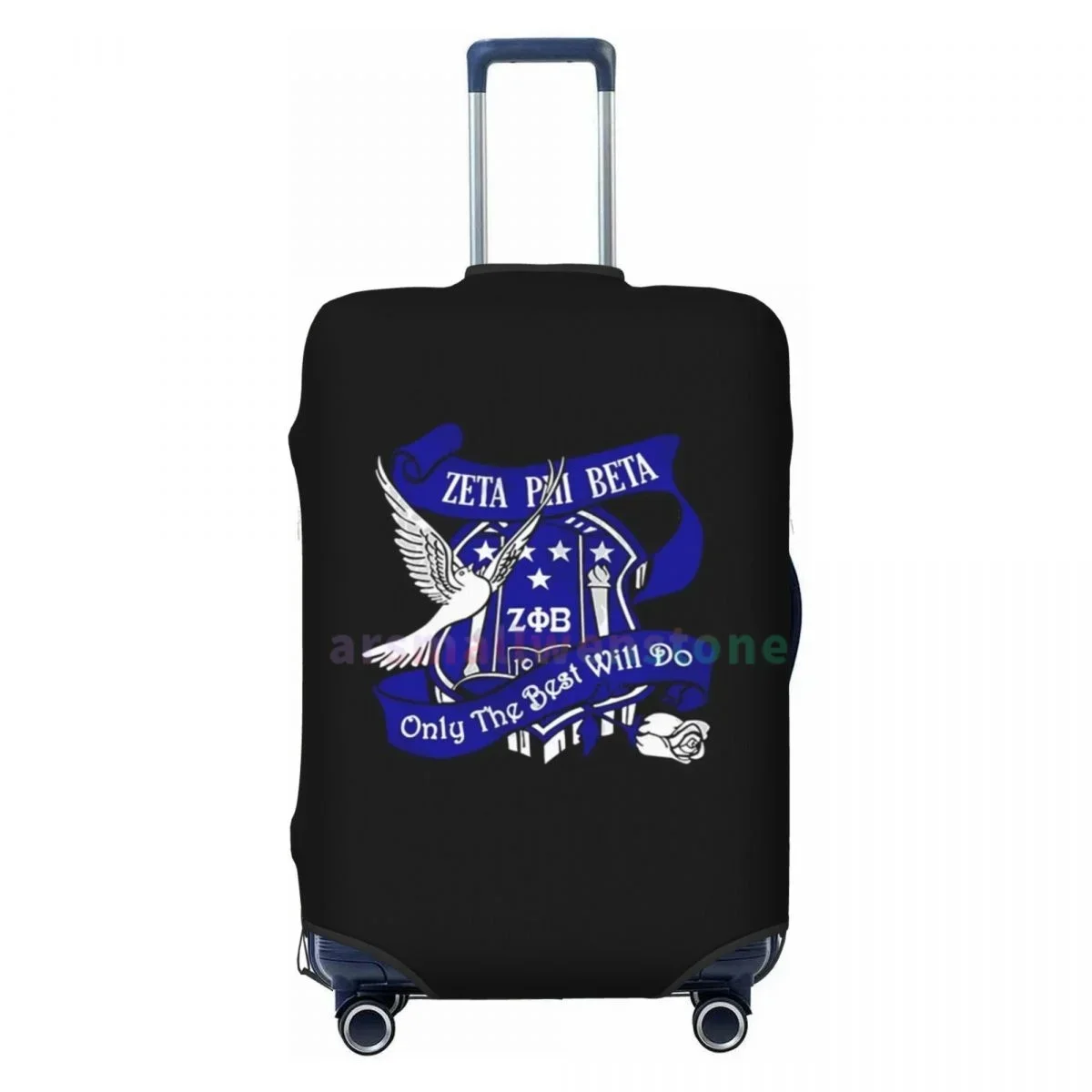 Zeta Phi Beta Luggage Cover Suitcase Protector Thicken Elasticity Dust Covered Anti-scratch Protective Case 18-32 Inch