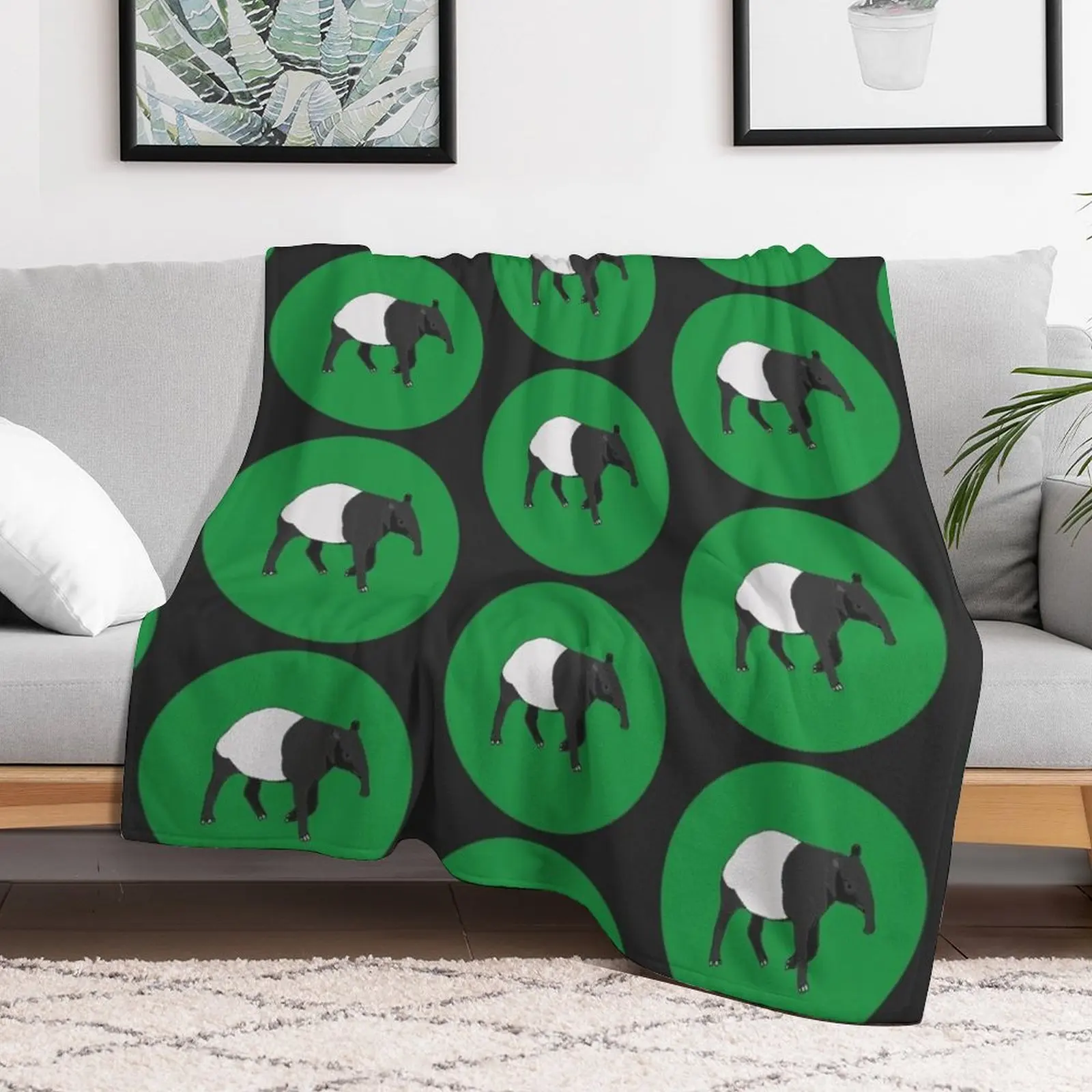 New Malayan Tapir Throw Blanket christmas decoration Summer Stuffeds Blankets