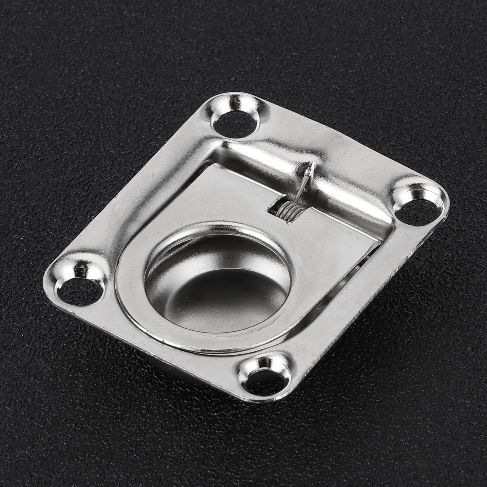 44x38mm/1.7x1.5in Boat Hatch Pull Ring Handles 304 Stainless Steel High Hardness for Yacht