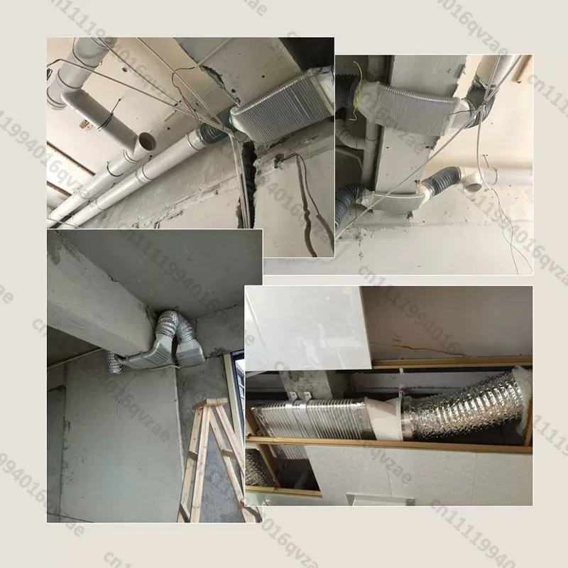 System Lintel/ventilation Flat Pipe 75/110/160mm ABS Air Duct Transfer Beam Bending