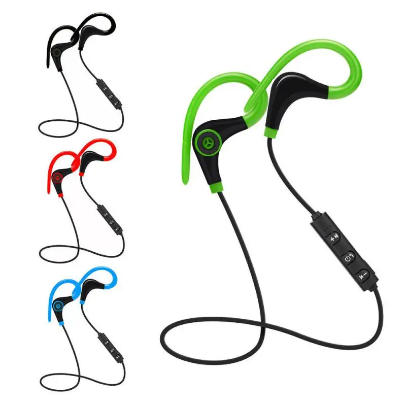 Running Gym Earphones Noise-canceling Sweat-resistant Design High-quality Sound Secure Fit Hands-free Calls Ear Hook Comfortable