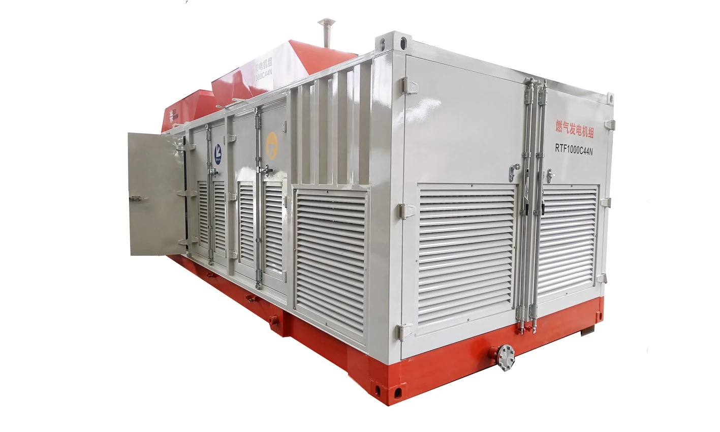 Aangepaste 1Mw Gas Generator Set Bio Cng Natuurlijke 5Mw Natuurlijke