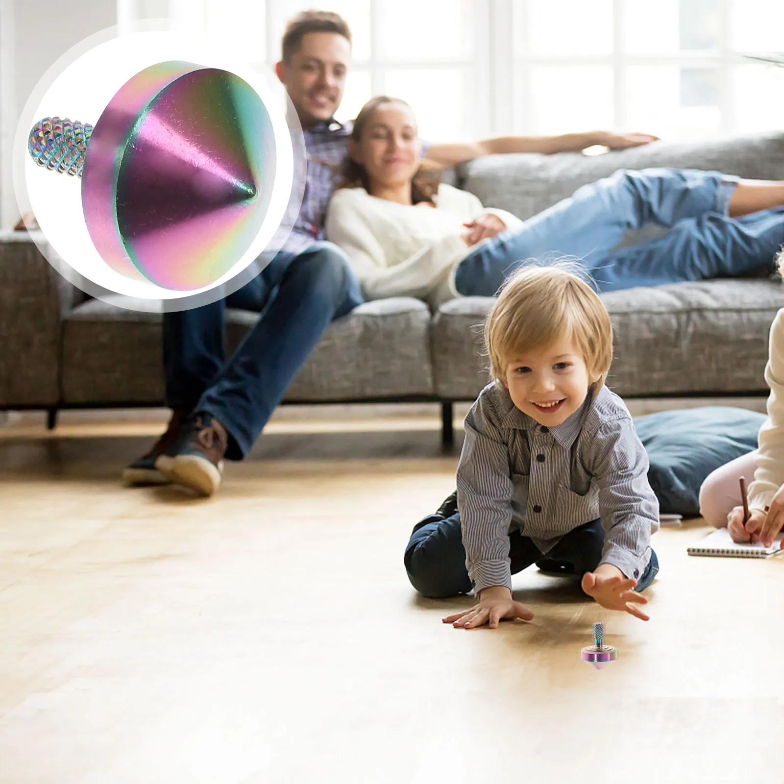 

Metal Gyroscope Mini Alloy Spinning Top For Stress Relief Desktop Educational Game Kids Adult Durable Hobby