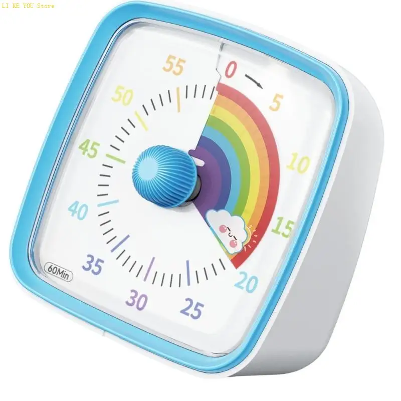 W3JE TIMERS SMALL TIMERS TIMERS مع قوس قزح Face Times Friendld مع تصميمات مرحة للطفل والكبار