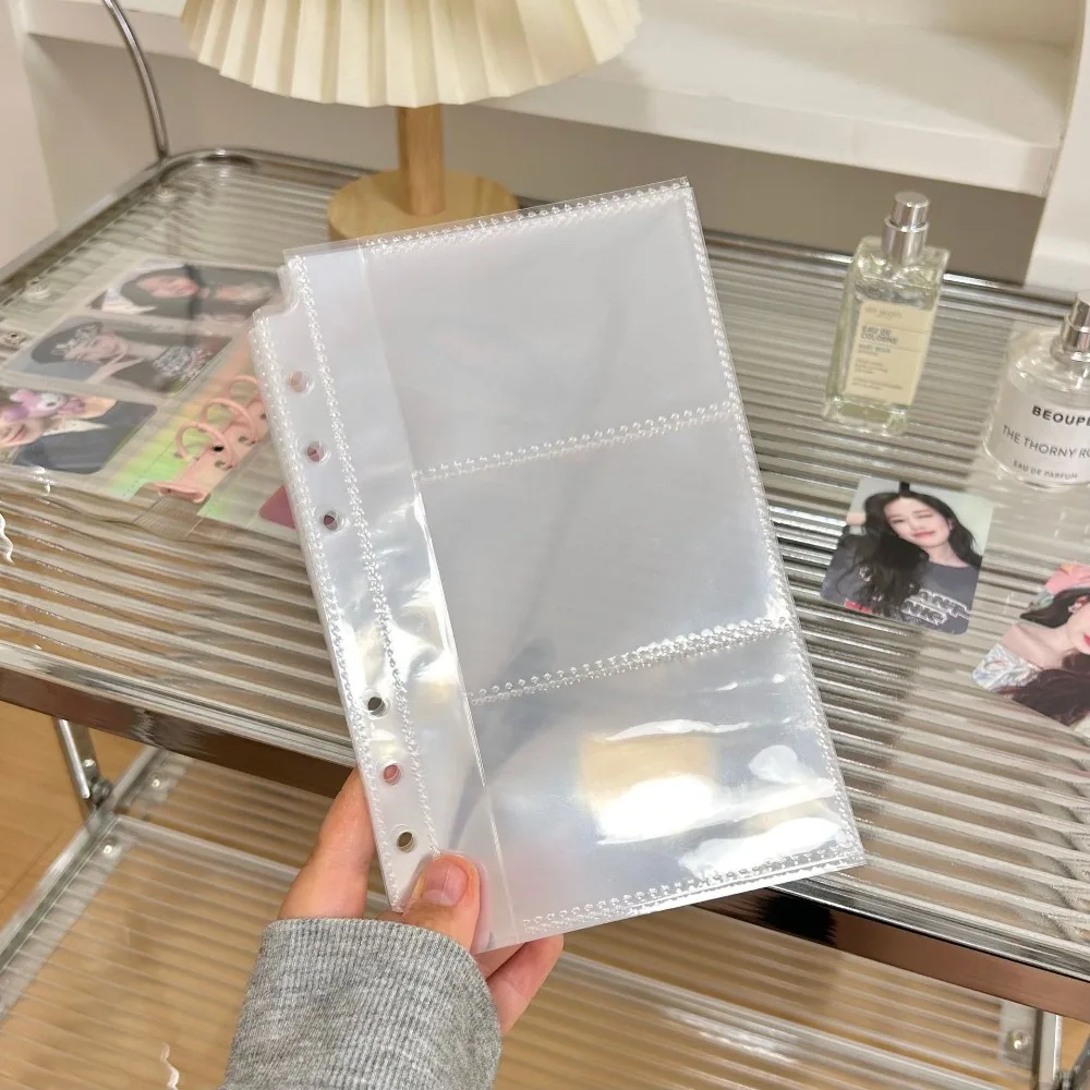 

PVC A5 A6 Binder Photocard Holder Replaceable Journal Notebook Photocards Scrapbook Card Binders Cartoon Photo Booth Frames
