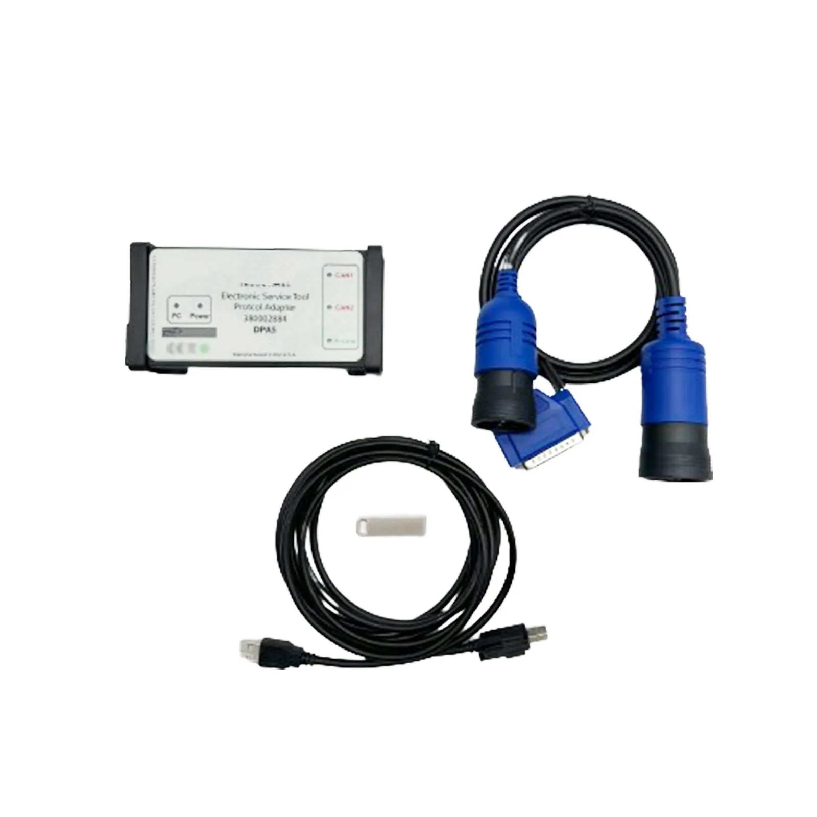 white DPA5 For Heavy Duty Truck Scanner Code Reader Full System Diagnostic Tool for Trailer Bus Wheel Loader Excavator