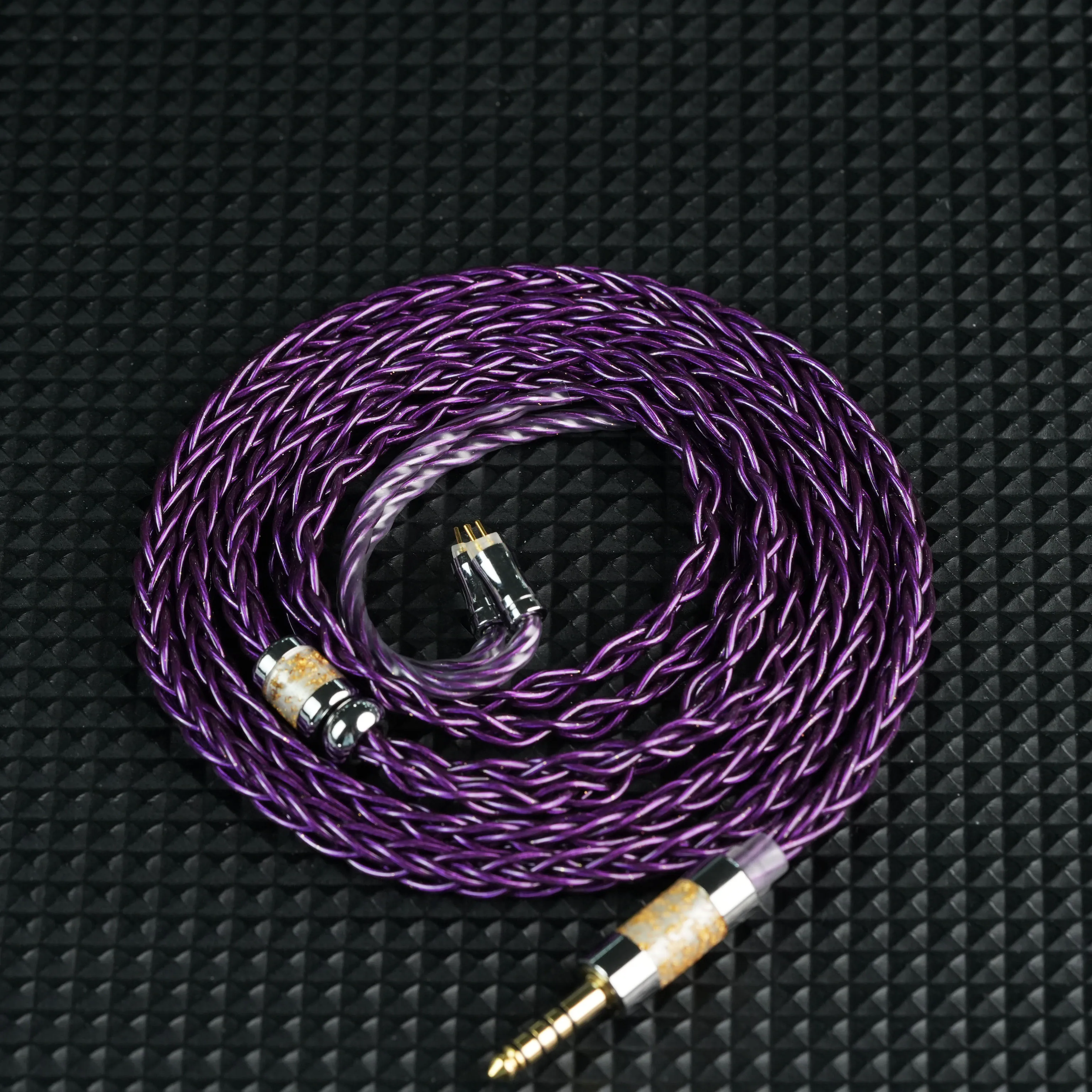 IvipQ-A19 Audiokabel-Upgrade-Kabel, Doppelnadel, integriertes MMCX, kompatibel mit IE900 QDC 2,5 mm, 3,5 mm, 4,4 mm Kopfhörerbuchse – Detail 12