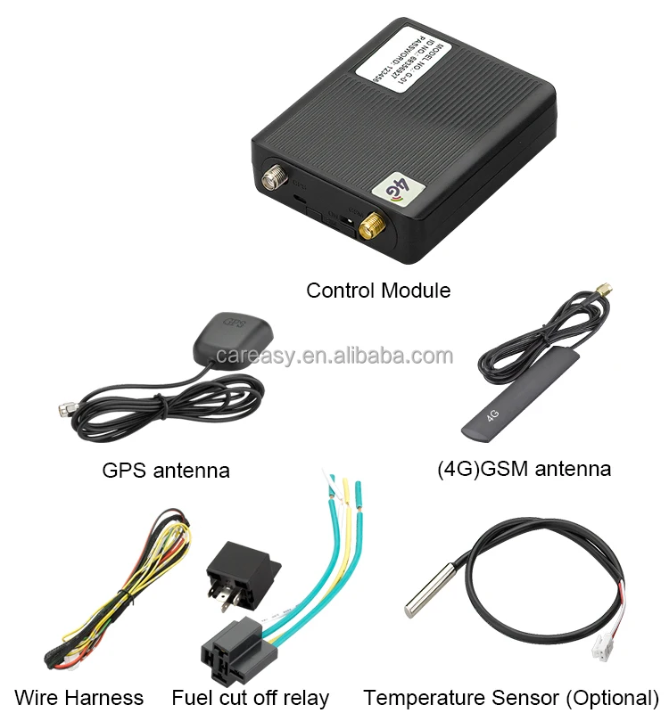 4G GPS/GSM Car Alarm PKE Push Button Engine Start Stop System with Remote Engine Start and Smartphone APP Control
