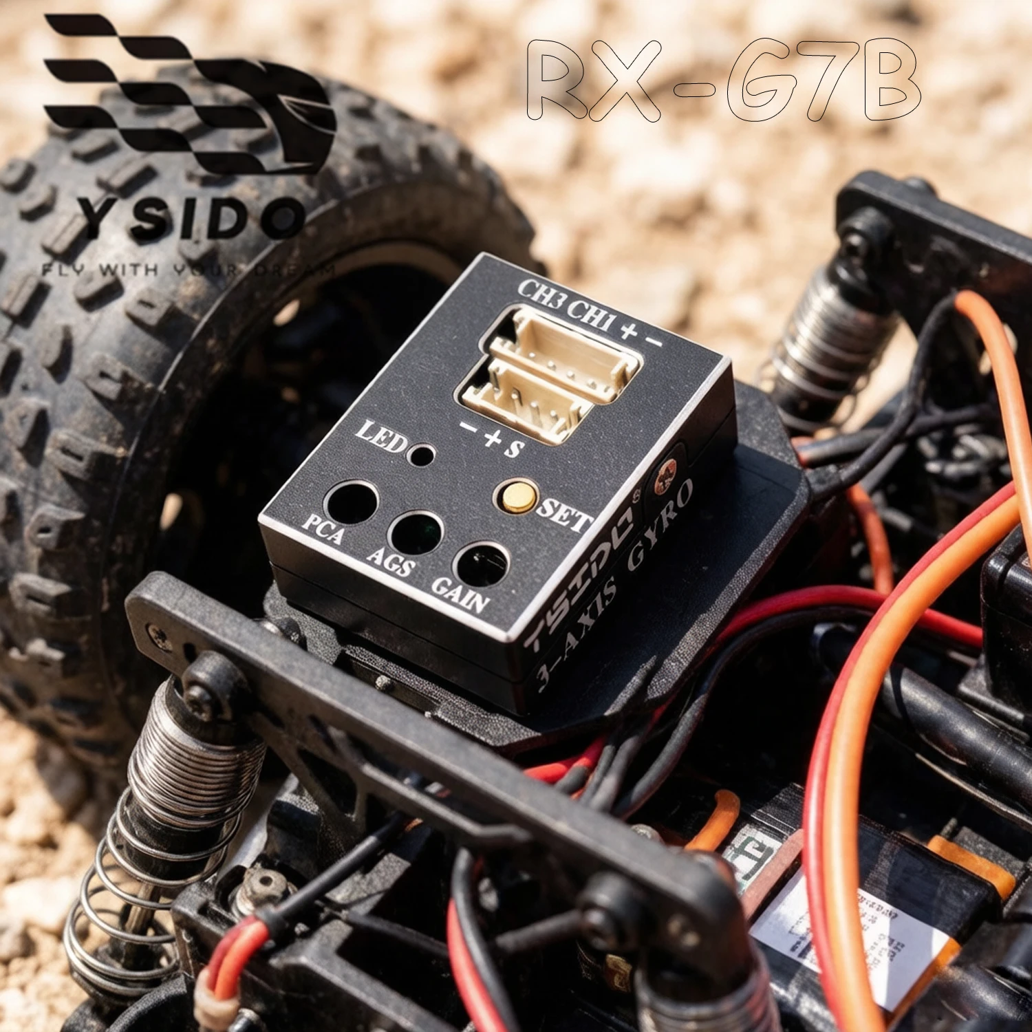 Stabilizer Screw In - Estabilizador de Drift RC com Giroscópio