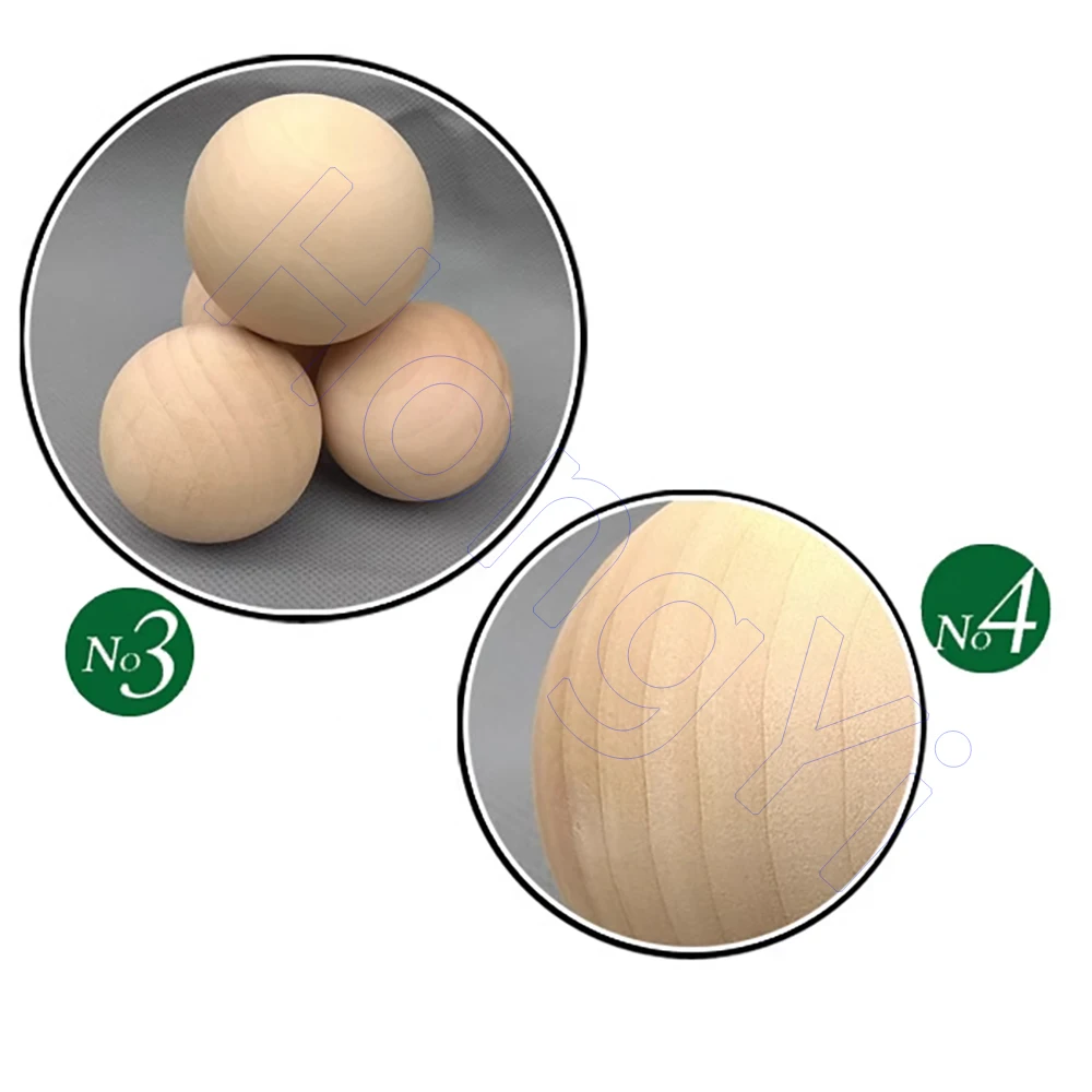 Ø6mm - 90mm Solid Wood Round Beads Natural Logs Without Hole Wooden Balls Handmade DIY For Jewelry Making Carving Paitning Craft