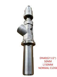 Normal Closed Liquid filling machine accessories discharge nozzle filling head water agent anti-drip check valve water outlet