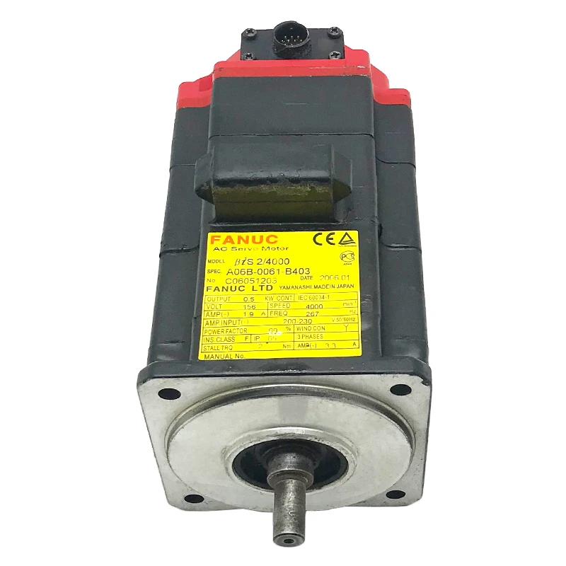 

A06B-0061-B403 Fanuc Systems Servo Motor Test OK A06B 0061 B403