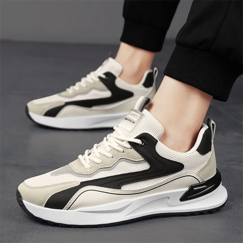 Men's new breathable mesh shoes, versatile men's lightweight sports shoes, casual running shoes