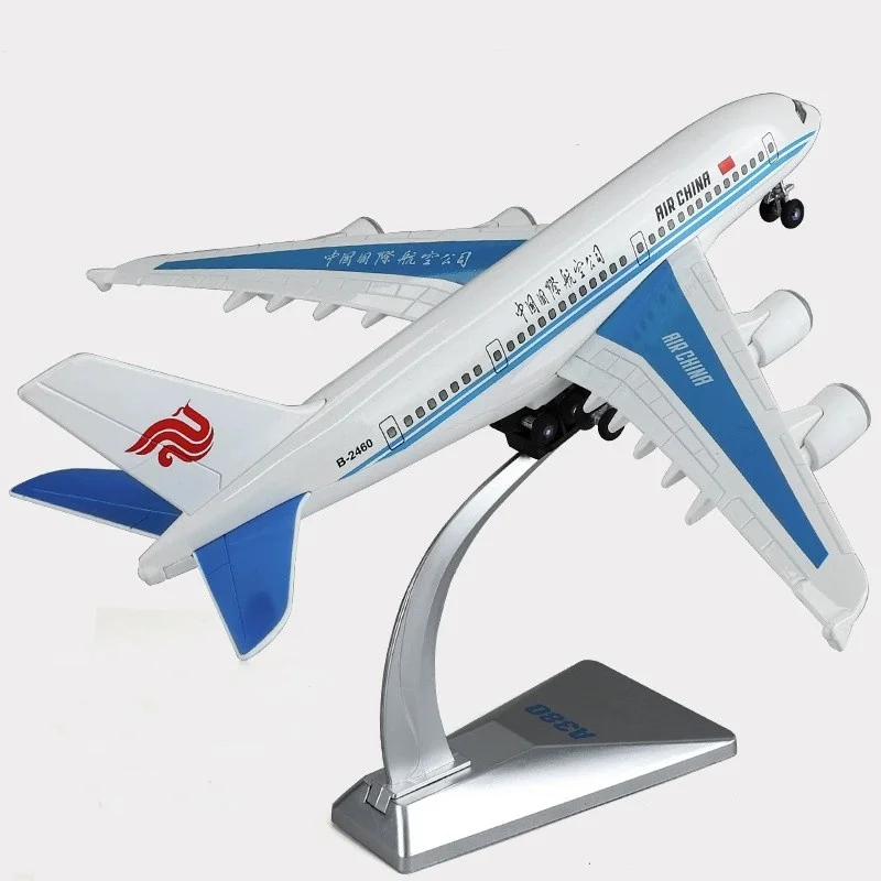 

Air China Southern/Eastern Large Transparent-Window Airship Sound And Light Propulsion Alloy Transportation Aircraft Model