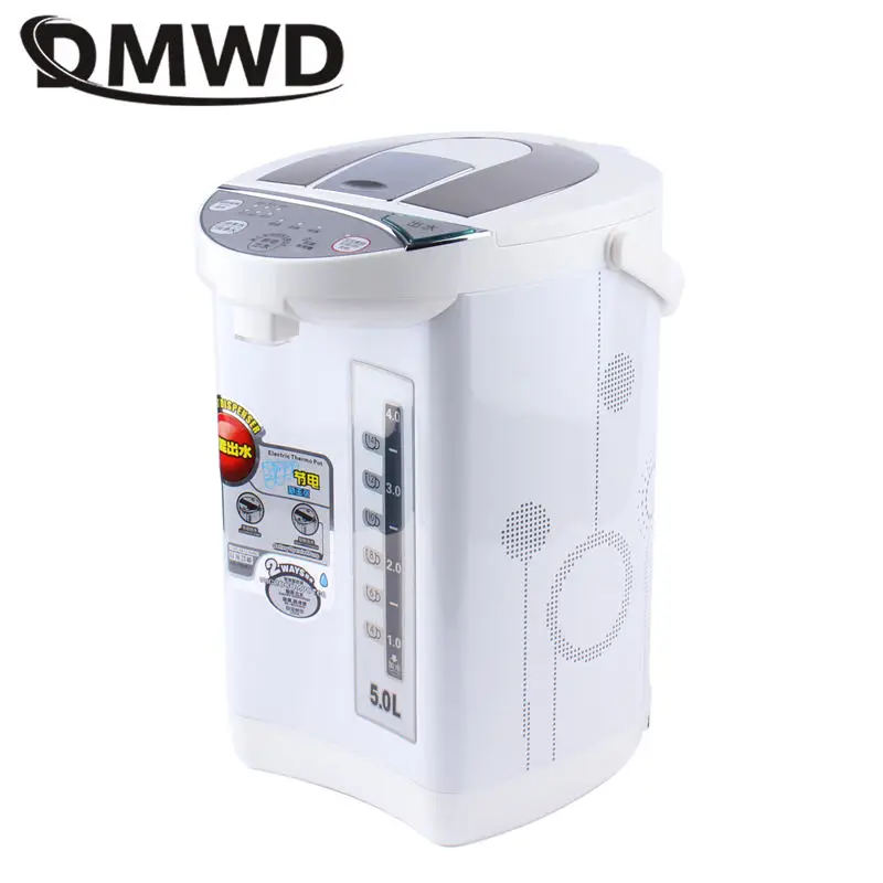 5L Thermostatic Electric Kettle Automatic Bottle Power-off Water Outlet Dechlorination of boiled water Insulation withNightlight