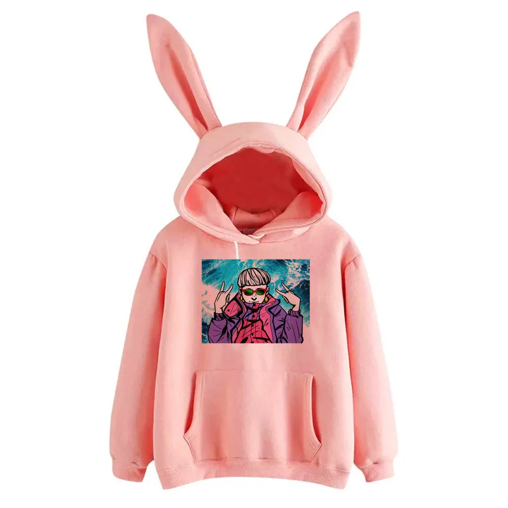 Oliver Tree hoodies kawaii fashion cartoon 2026 gothic harajuku Korean Women Loose