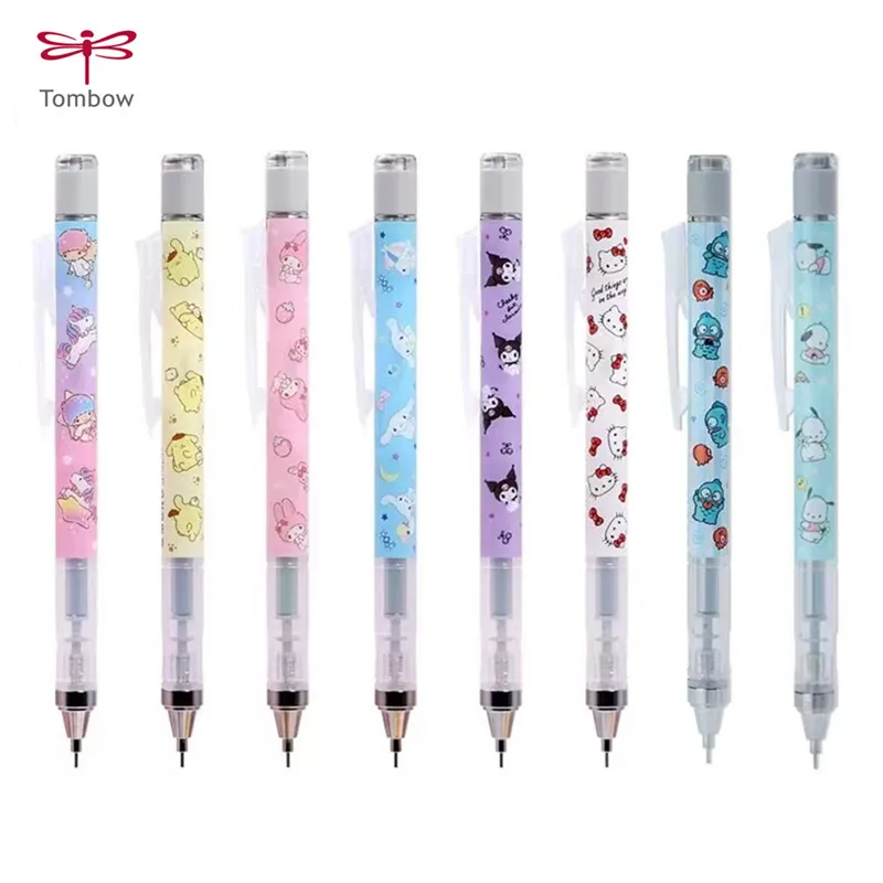 tombow monstro dos desenhos animados lapis mecanico sacudir chumbo bonito material escolar kawaii japao papelaria limitado 05 mm novo 2023 01