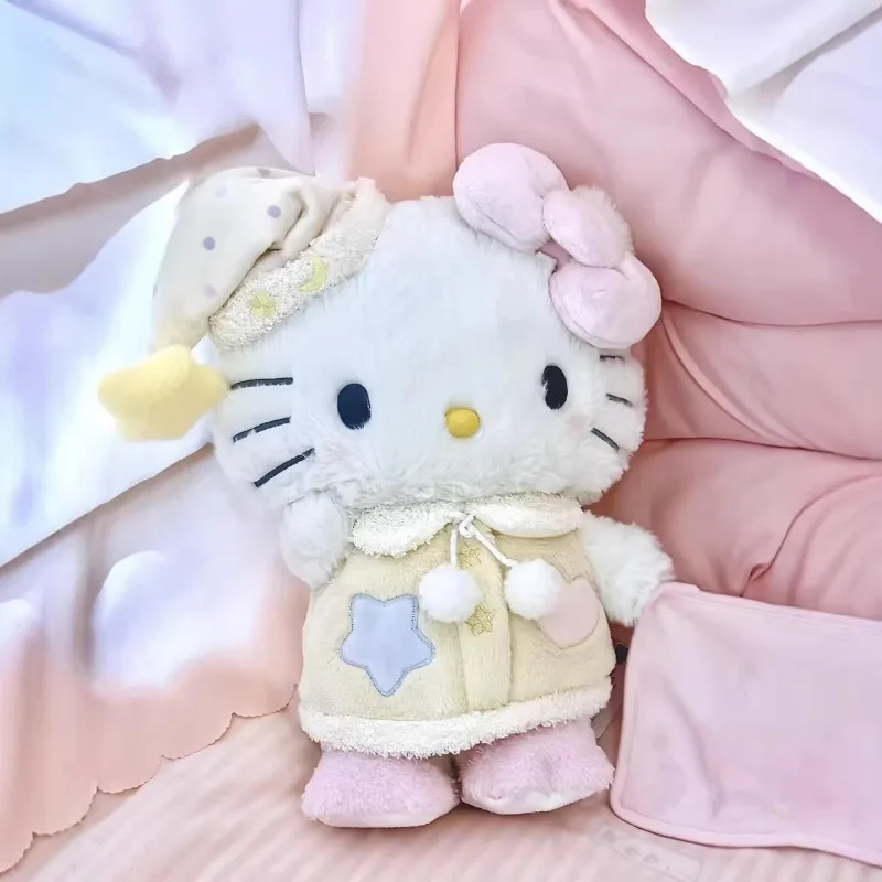 Anime Hello Kitty Toy Girl Bedroom Desktop Ornament Car Interior Ornament Doll Gift Wholesale Couple Gift Giving Best Friend