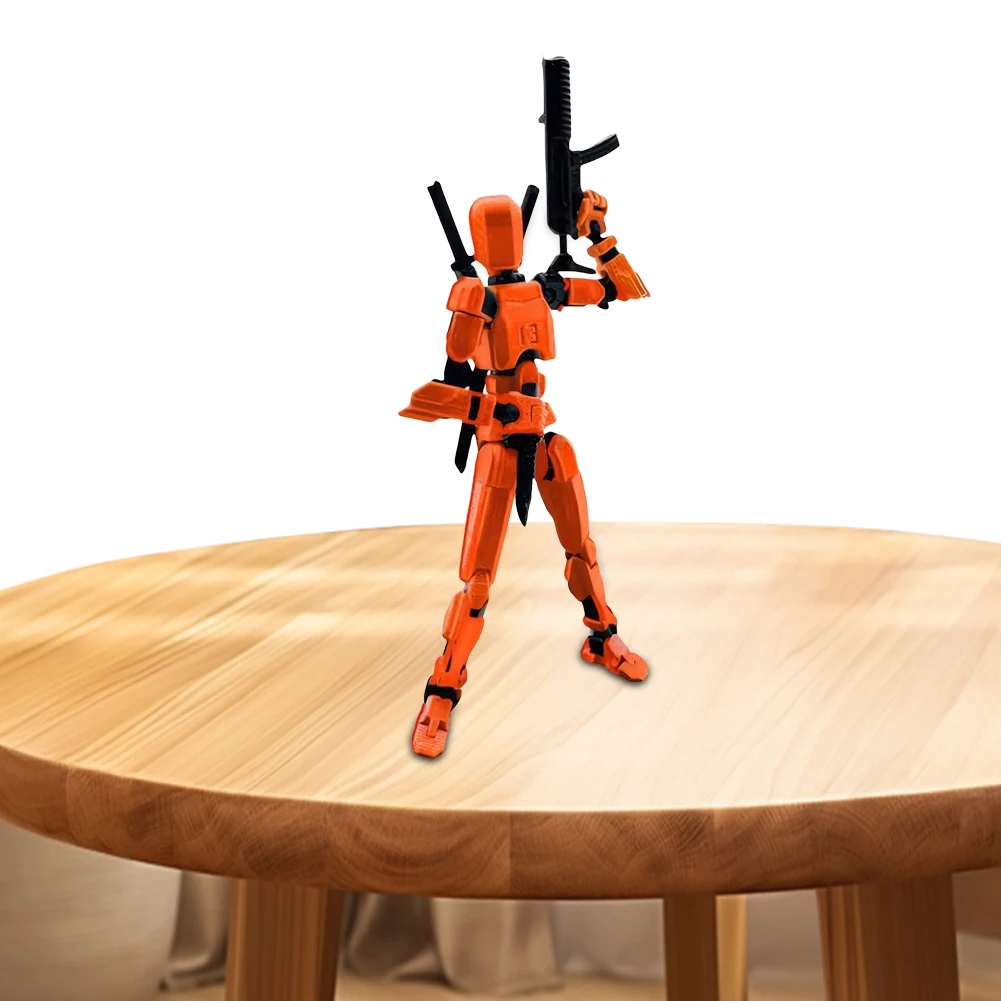 13 Robot Action Figure with Multiple Accessories Multi-Jointed Action Figures Action Figure Dummy Desk Decoration Gifts for Him