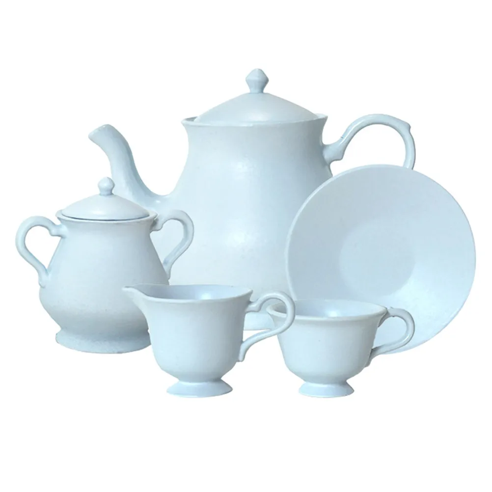 

1Set Miniature Tea Set Alloy Teapot Cups Creative Patterns Mini House Kitchen Decor Pretend Play Accessories Dollhouse Mini Cup