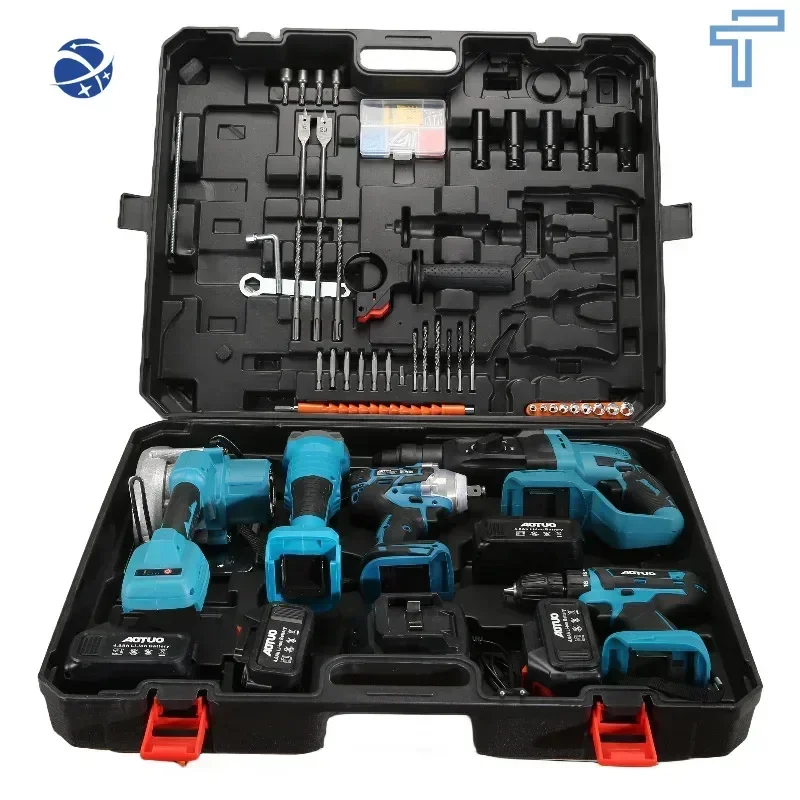 

Original brand new！21v The Best Lithium Battery Cordless Electric Drill Power Drilling Machines Brushless Drill Tools Combo Set