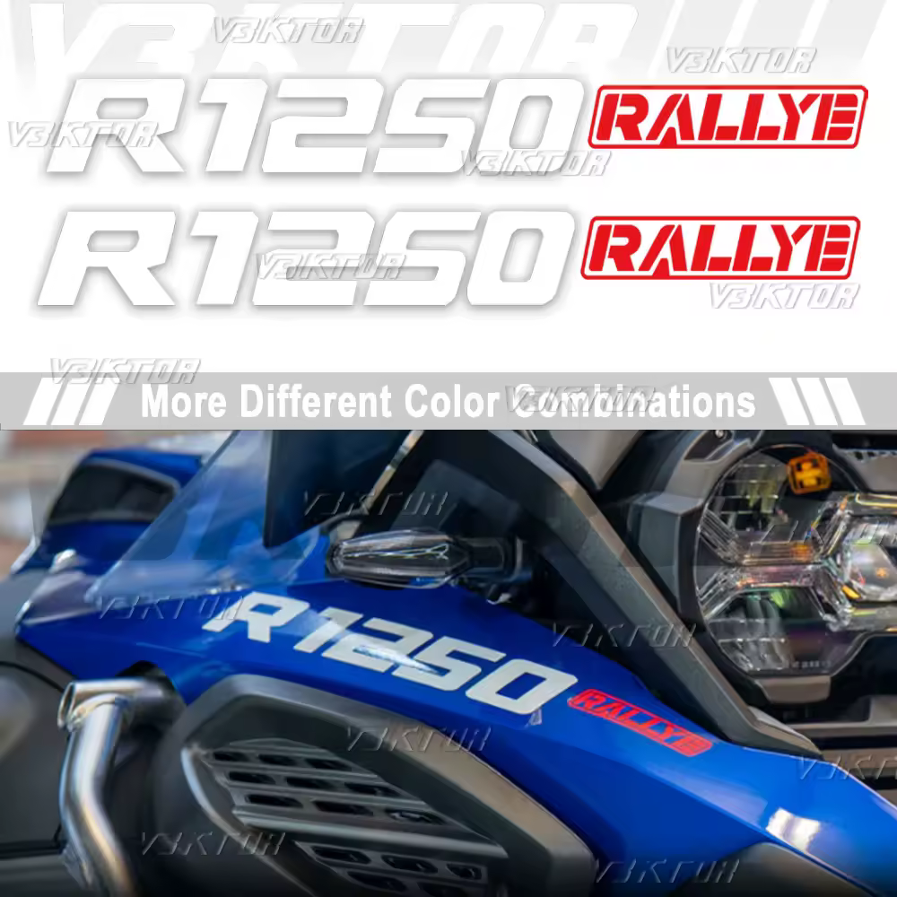 R1250gs עו ד בקה מדבקה אופנוע פיות פיות פיות עבור r 1250 gs הרפתקאות rallye r1250 gs עו "ד
