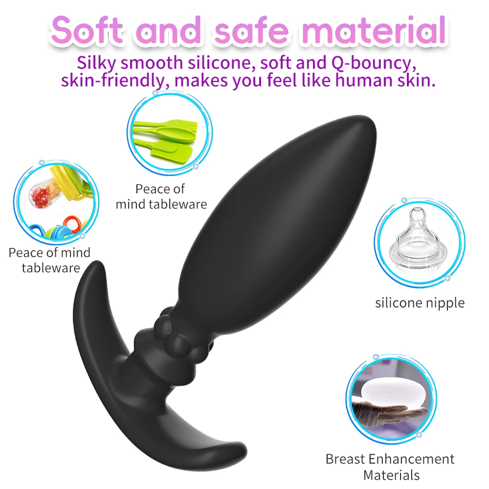 سيليكون المتداول حبة سيليكون المكونات الشرج يمكن ارتداؤها تحفيز الشرج الاستمناء G-بقعة تدليك Bdsm بعقب ألعاب جنسية للرجال Wo #3